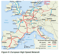 European Highspeed Network (© RailTopoModel® Expert Group)